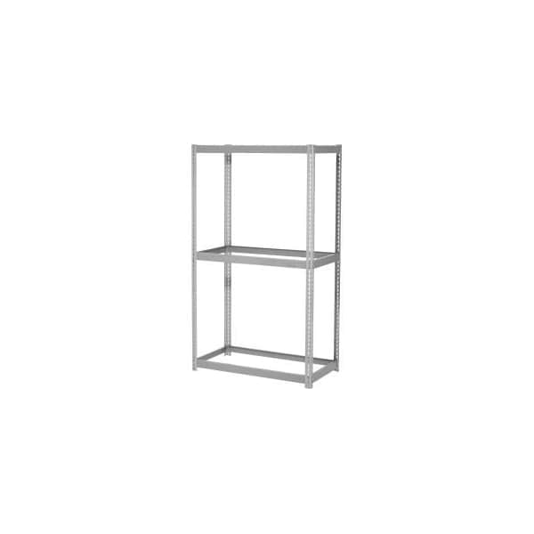 Global Equipment Expandable Starter Rack 72x24x84, 3 Levels No Deck 750lb Cap Per Level, GRY 785510GY - main